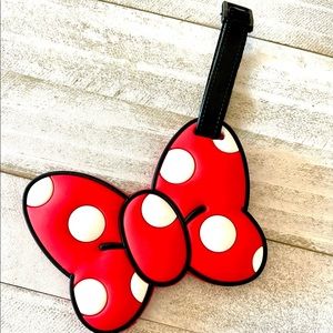 Minnie Bow Luggage Tag, Disney Luggage Tag
